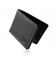 PAOLO PERUZZI Pánska kožená peňaženka RFID T-68-BL | čierna