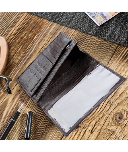 PAOLO PERUZZI Pánska kožená peňaženka RFID T-65-BR | hnedá