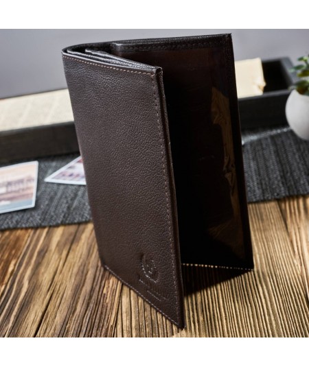 PAOLO PERUZZI Pánska kožená peňaženka RFID T-65-BR | hnedá