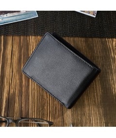 PAOLO PERUZZI Pánska kožená peňaženka T-64-BL | čierna