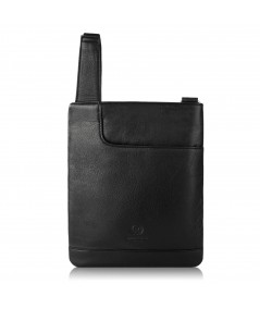 PAOLO PERUZZI Kožená dámska taška Vintage T-60-BL | čierna