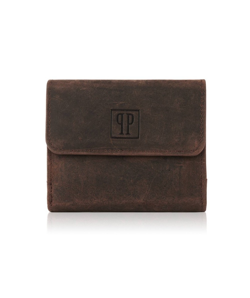 PAOLO PERUZZI Dámska kožená peňaženka T-11-BR | hnedá