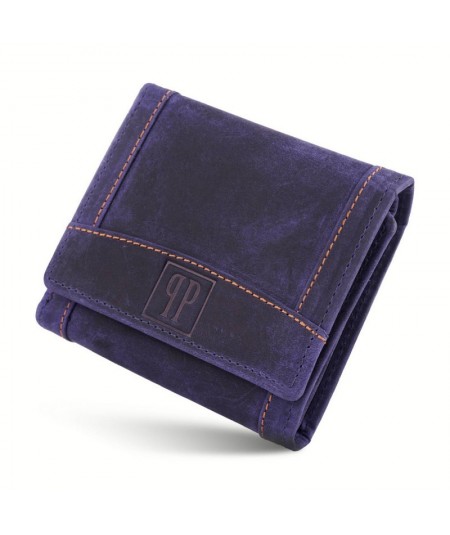 PAOLO PERUZZI Dámska kožená peňaženka s RFID | fialová