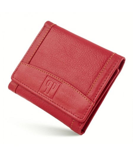 PAOLO PERUZZI Dámska kožená peňaženka T-70-LRD | červená
