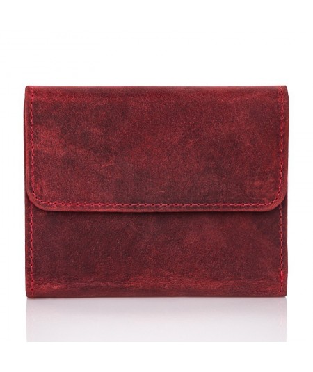 Paolo Peruzzi Dámska kožená peňaženka a puzdro na kľúč ZUP-64-RD | červená