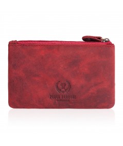 Paolo Peruzzi Dámska kožená peňaženka a puzdro na kľúč ZUP-64-RD | červená