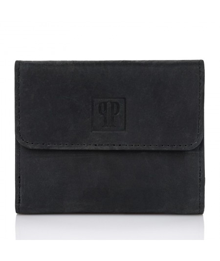 Paolo Peruzzi Dámska kožená peňaženka a puzdro na kľúč | čierna