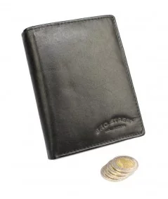 Bag Street Pánska kožená peňaženka | čierna