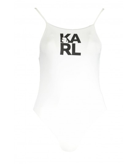 KARL LAGERFELD Jednodielne dámske plavky | biela