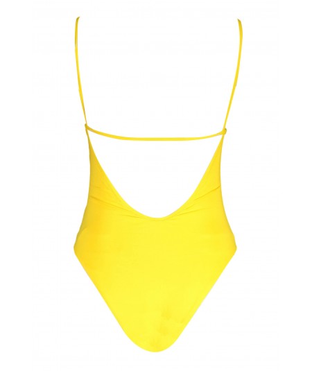 KARL LAGERFELD Jednodielne dámske plavky | žltá