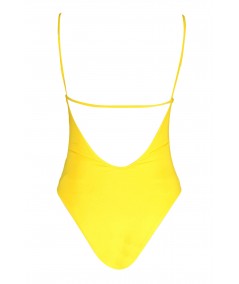 KARL LAGERFELD Jednodielne dámske plavky | žltá