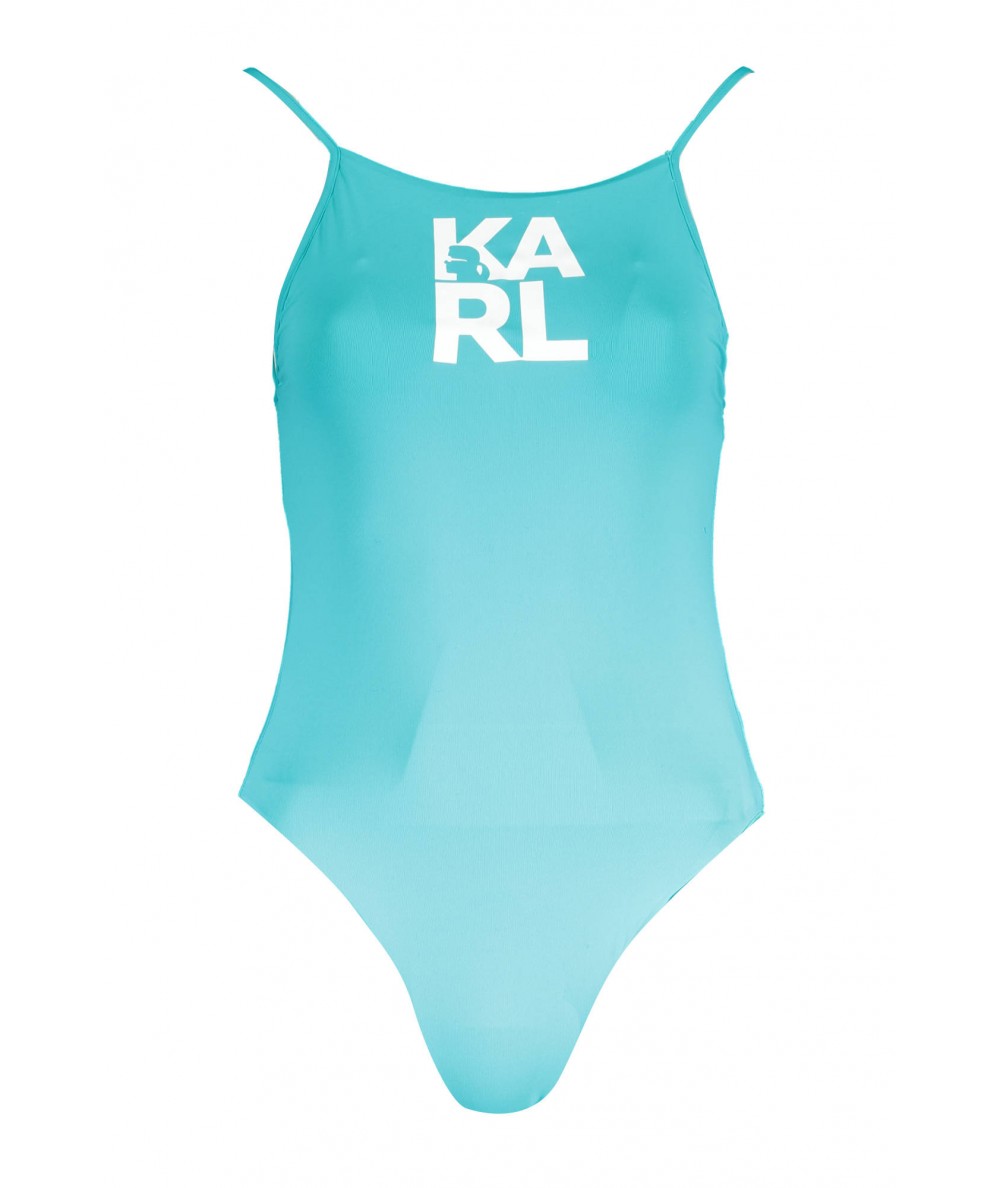 KARL LAGERFELD Jednodielne dámske plavky | azúrová