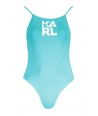 KARL LAGERFELD Jednodielne dámske plavky | azúrová