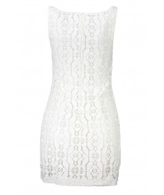 DESIGUAL Dámske krátke šaty | biela