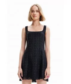 DESIGUAL Dámske krátke šaty | čierna