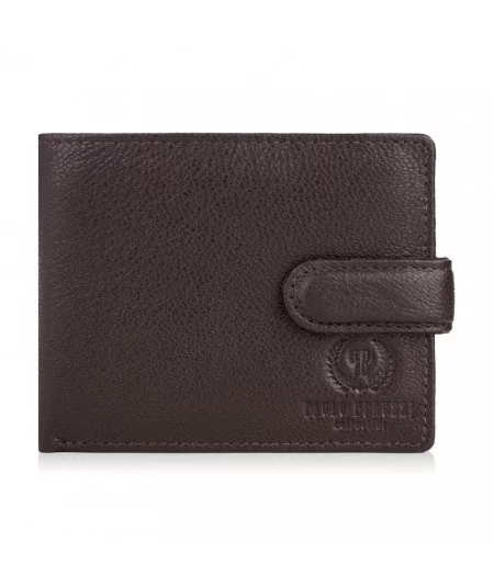 PAOLO PERUZZI Kožená peňaženka | hnedá