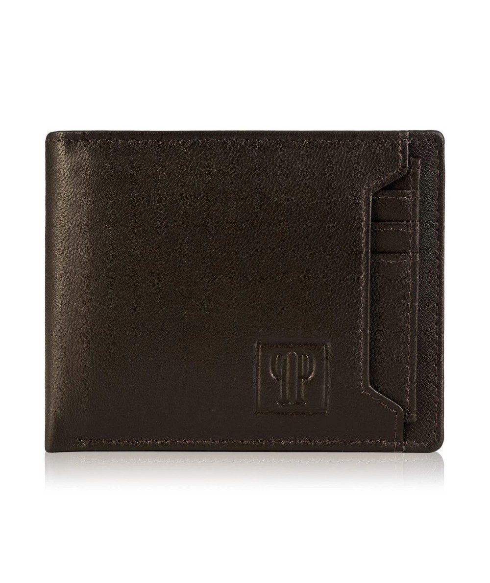 PAOLO PERUZZI Pánska kožená peňaženka T-78-BR | hnedá