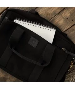 PAOLO PERUZZI Pánska taška na notebook | čierna