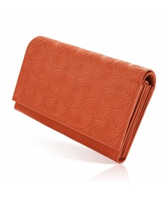 PAOLO PERUZZI Kožená dámska peňaženka IN-57-OR | oranžová