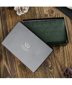 PAOLO PERUZZI Kožená dámska peňaženka IN-57-GR | zelená