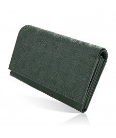 PAOLO PERUZZI Kožená dámska peňaženka IN-57-GR | zelená