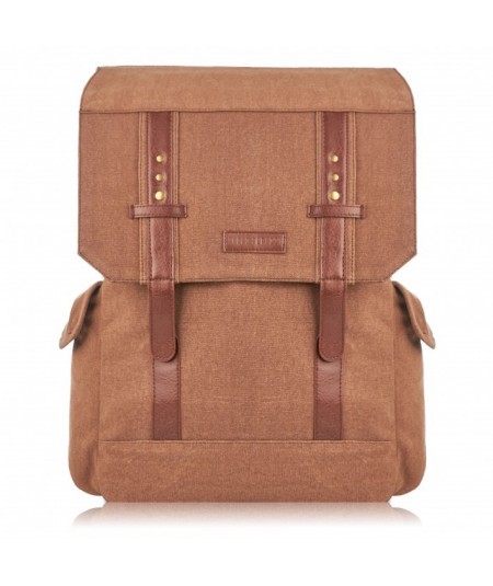 PAOLO PERUZZI Pánsky set batoh + taška na laptop ZUP-93-BR | hnedá