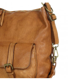 MARCO MAZZINI Dámsky kožený batoh & taška | camel
