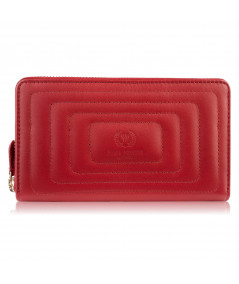 PAOLO PERUZZI Elegantná dámska kožená peňaženka AV-05-RD | červená