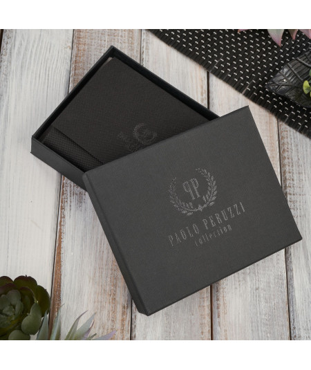 PAOLO PERUZZI Dámska kožená peňaženka T-11-G | čierna