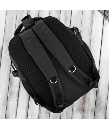 PAOLO PERUZZI Pánsky vodeodolný batoh T-103-BL | čierna