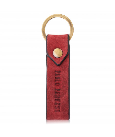 PAOLO PERUZZI Dámska kožená peňaženka a kľúčenka Vintage ZUP-95-RD | červená