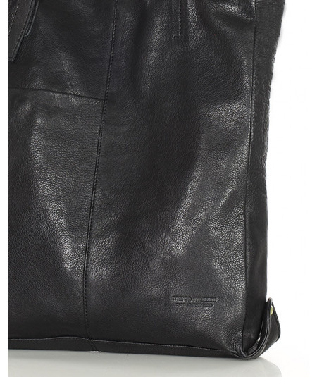 MARCO MAZZINI Shopper taška s vreckami | čierna