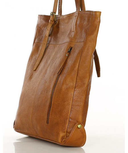 MARCO MAZZINI Shopper taška s vreckami | camel
