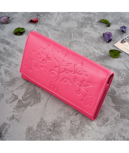 Paolo Peruzzi Dámska kožená peňaženka a kľúčenka ZUP-107-PI | ružová