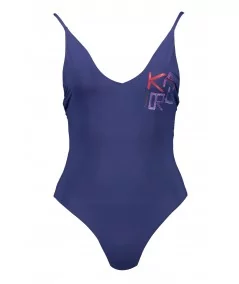 KARL LAGERFELD Dámske jednodielne plavky | modrá