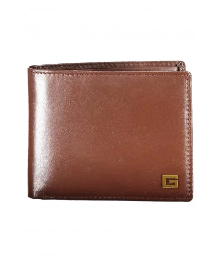 GUESS JEANS Pánska peňaženka | hnedá