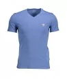 GUESS JEANS Pánske tričko | modrá