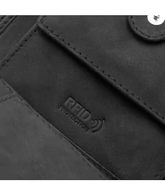 PAOLO PERUZZI Pánska kožená peňaženka RFID | hnedá