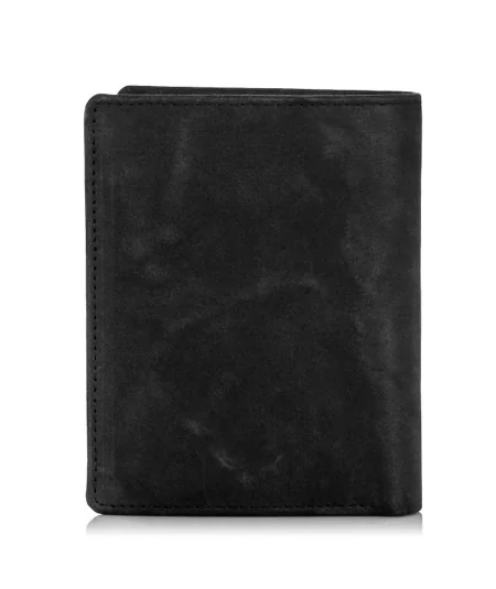 PAOLO PERUZZI Pánska kožená peňaženka s RFID | tmavomodrá