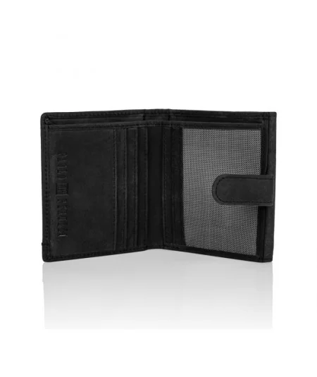 Paolo Peruzzi Pánsky set batoh + peňaženka T-04 VINTAGE | čierna