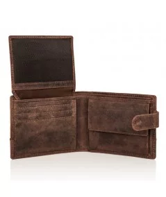 PAOLO PERUZZI Pánska taška + peňaženka ZUP-18-BR | hnedá