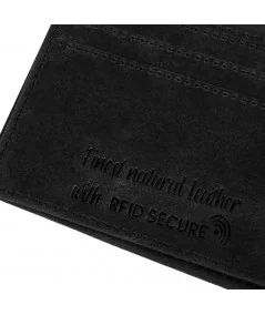 PAOLO PERUZZI Pánsky set taška na rameno + peňaženka ZUP-18-BL | čierna