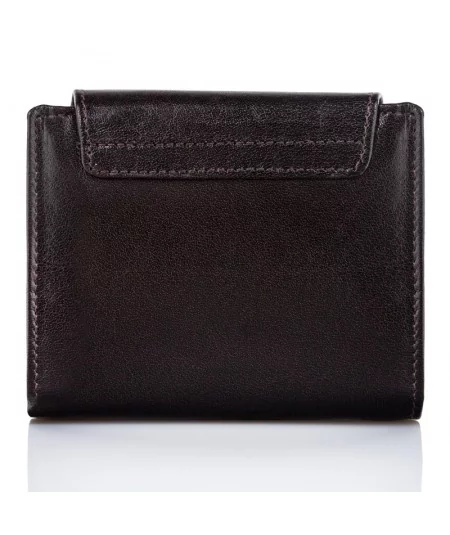 PAOLO PERUZZI Dámska kožená peňaženka s RFID | hnedá