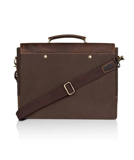 PAOLO PERUZZI Pánska kožená taška a peňaženka | hnedá
