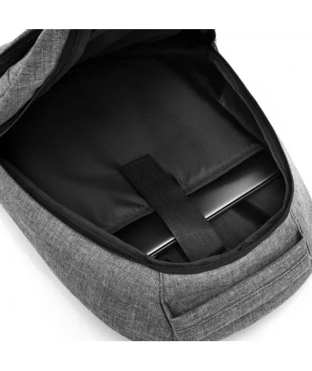 PAOLO PERUZZI Pánsky set-batoh a kabelka cez rameno | šedá