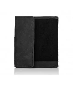 PAOLO PERUZZI Pánska kožená taška a peňaženka | čierna