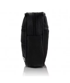 PAOLO PERUZZI Príručná kožená taška etue | čierna
