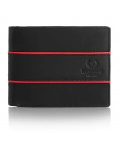 PAOLO PERUZZI Pánska kožená peňaženka | červená