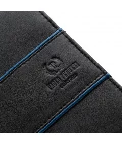 PAOLO PERUZZI Pánska kožená peňaženka | modrá