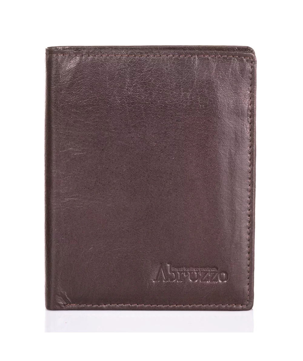 ABRUZZO Kožená pánska peňaženka | hnedá